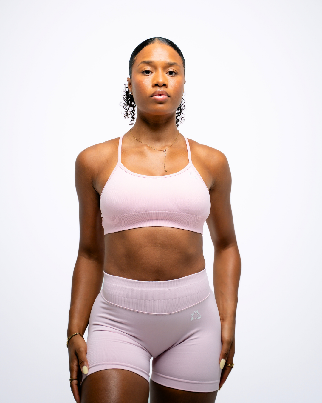 Prime Cross Bra em Dusty Rose