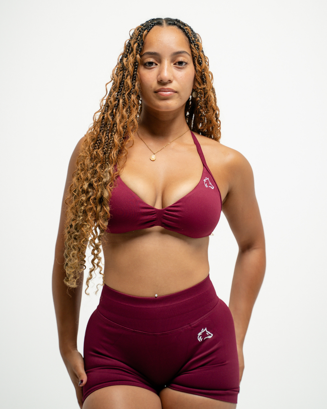 Halo Rise Bra em Crimson Berry [P]